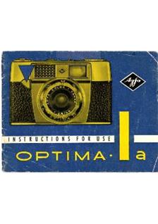 Agfa Optima 1 a manual. Camera Instructions.